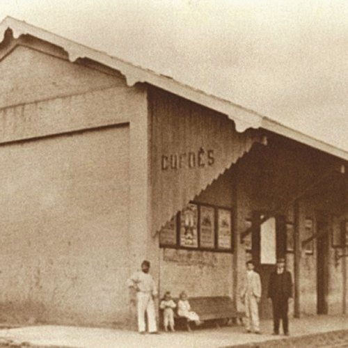 Primeira estao de Guedes funcionou at o ano de 1945 (Acervo Casa da Memria Pe Gomes) 